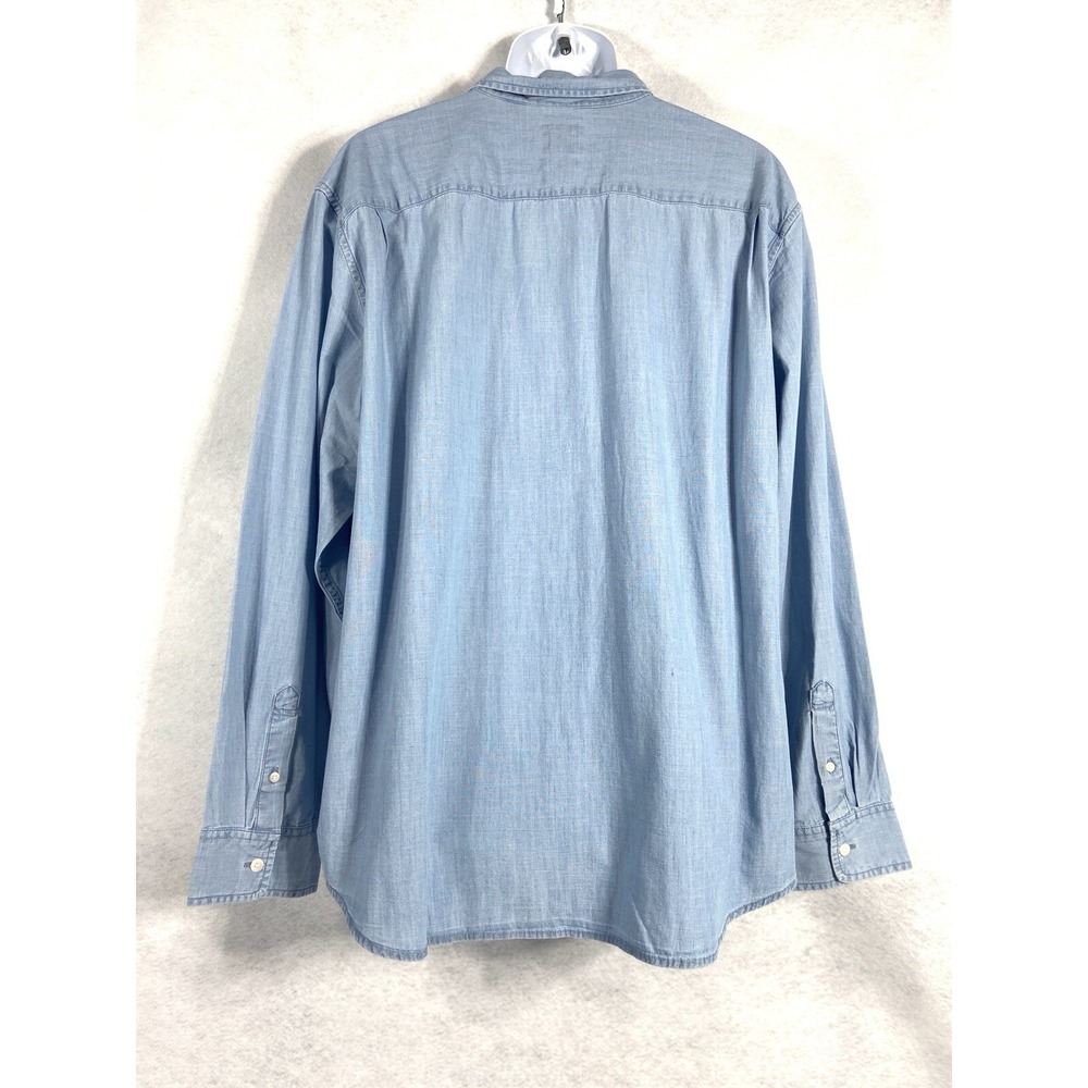 Levi's Men's Classic Shirt Men's XXL Blue The Sunset One Pocket Button Up New - Picture 4 of 13